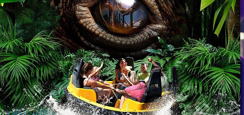 2020 können sich die Besucher im Holiday Park mit Dino Splash auf diese neue Attraktion freuen.