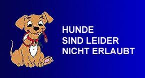 Hunde sind leider nicht erlaubt Hunde sind im Natur- und Freizeitpark Edelwies leider nicht erlaubt.