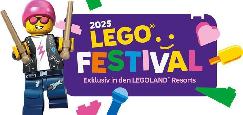 Im LEGOLAND Deutschland das größte Festival Die LEGO® Gruppe und die LEGOLAND® Resorts erwecken das Spielen mit einem brandneuen, aufregenden globalen Festival zum Leben.