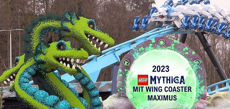 LEGOLAND Mythica Video mit Wing Coaster MAXIMUS: