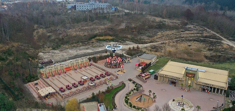 Zwischen Königsburg und Land der Pharaonen wird der neue Themenbereich entstehen. Zwischen Königsburg und Land der Pharaonen wird der neue Themenbereich entstehen.