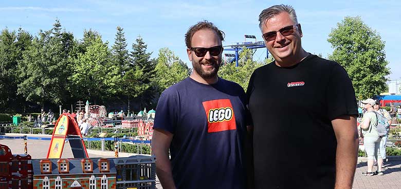 Timo Will und Martin Schild haben die Grundrisse und die Infrastruktur der LEGO-Stadt geplant. Timo Will und Martin Schild haben die Grundrisse und die Infrastruktur der LEGO-Stadt geplant.