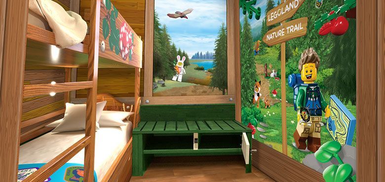 Neu die Waldabenteuer Lodge im LEGOLAND Feriendorf. LEGOLAND Deutschland Resort - die neue Waldabenteuer-Lodge