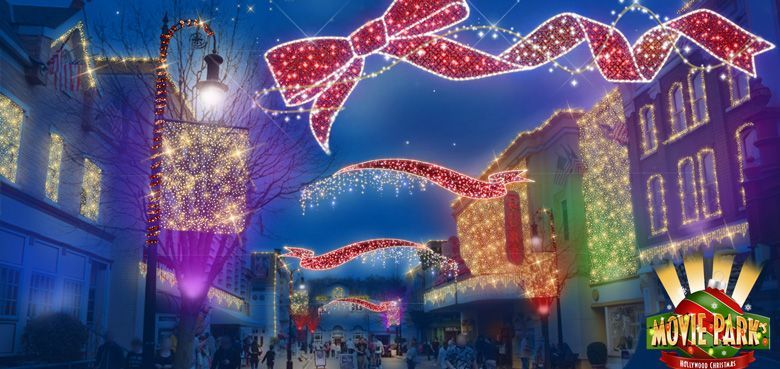 Movie Park Weihnachten 2023 Movie Park American Christmas 2023