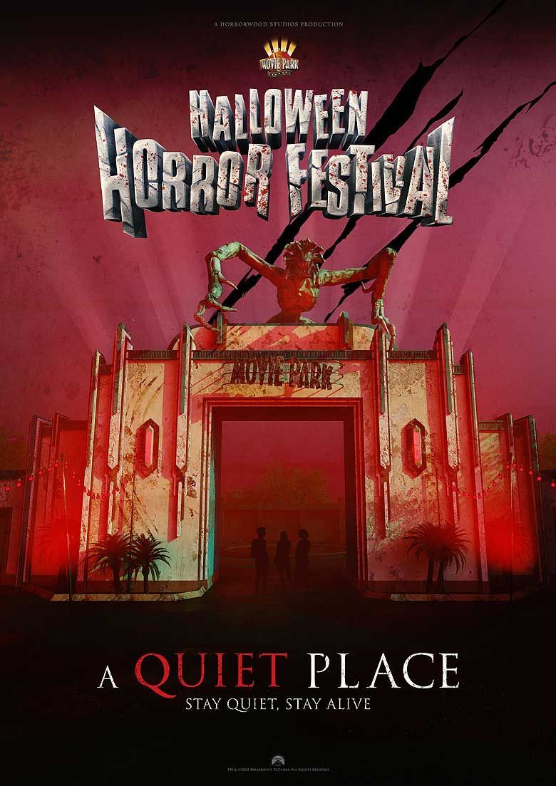 A Quiet Place Movie Park Germany baut für Halloween Europas bislang größtes Indoor-Horrorhaus “A Quiet Place”