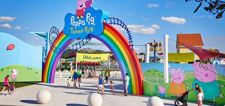 Peppa Pig-Themenpark neben dem LEOGLAND Deutschland. Peppa Pig-Themenpark neben dem LEOGLAND Deutschland in Günzburg.
