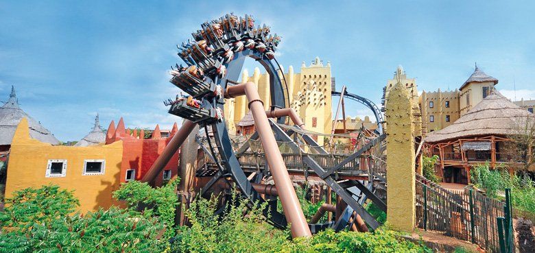 Phantasialand Black Mamba Die Black Mamba in der Themenwelt Deep Africa im Phantasialand