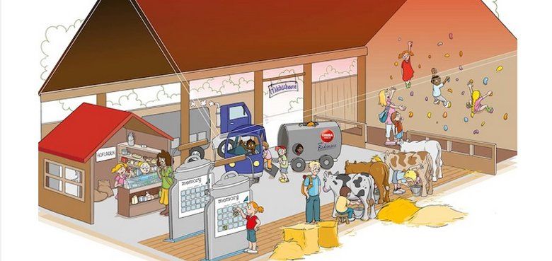 Ravensburger Spieleland - Milchscheune Ravensburger Spieleland - Milchscheune