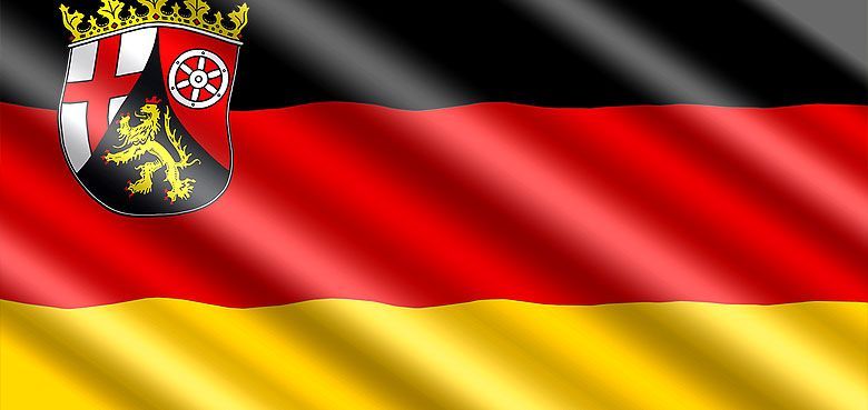 Rheinland-Pfalz Flagge Rheinland-Pfalz Flagge