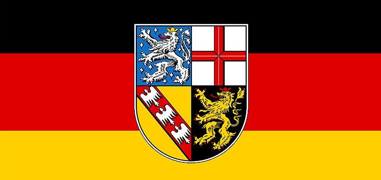 Saarland Flagge Saarland Flagge