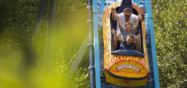 Erlebnispark Schloss Thurn Wildwasserbahn im Erlebnispark Schloss Thurn