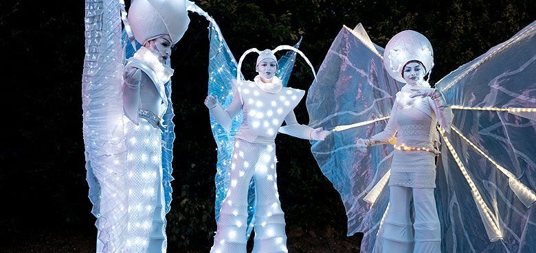 Phantasievolle Wesen Phantasievolle Wesen bringen Magie in den Skyline Park