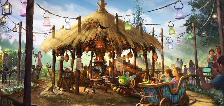 Die Garden Tour im Toverland ab 2023. Toverland Abenteuer für die Kinds ab 2023 in der Garden Tour