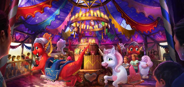 Toverland Attraktion Jumping Lund 2023 Toverland Jumping Luna die neue Attraktion in der nächsten Saison 2023