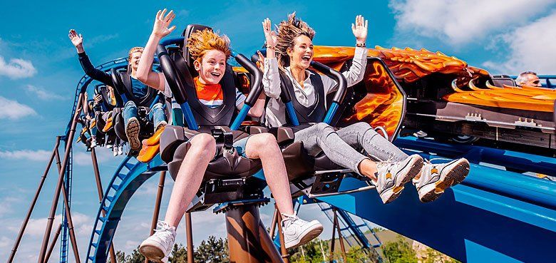 Freizeitpark Toverland Fenix onride Freizeitpark Toverland Fenix onride