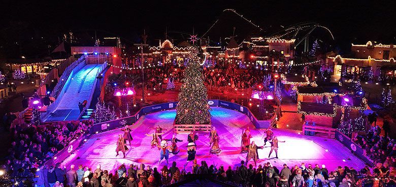 Toverland Winter Laguna Freizeitpark Toverland Winter Laguna