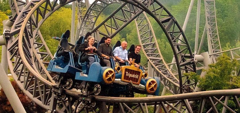 Tripsdrill Karacho-Ursel 3333 Achterbahn-Fahrten - die Karacho Ursel
