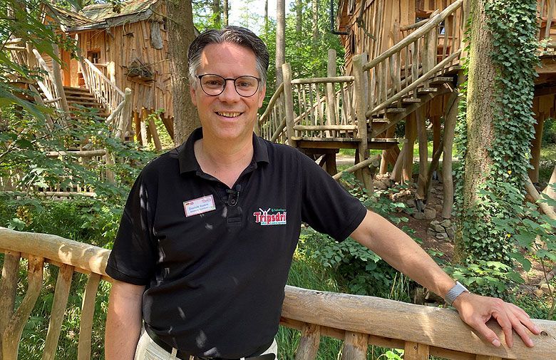 Dominik Sapara, Dominik Sapara, Betriebsleiter Natur-Resort Tripsdrill.