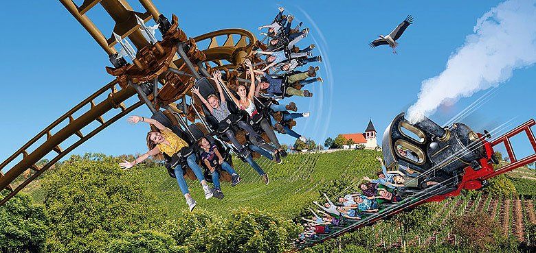 Erlebnispark Tripsdrill bester Themenpark in Europa. Erlebnispark Tripsdrill wurde zum fünften Mal mit dem European Star Award zum besten Themenpark ausgezeichnet