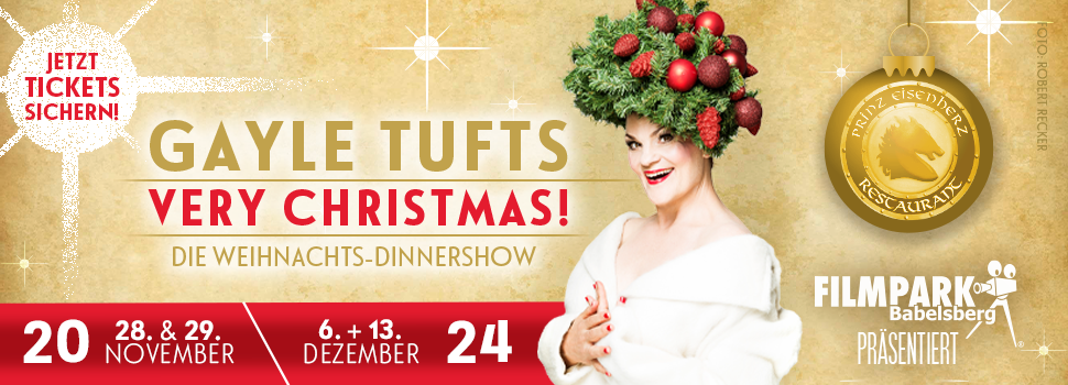 VERY CHRISTMAS Die Weihnachtsshow „VERY CHRISTMAS“ Die Weihnachtsshow mit Gayle Tufts.