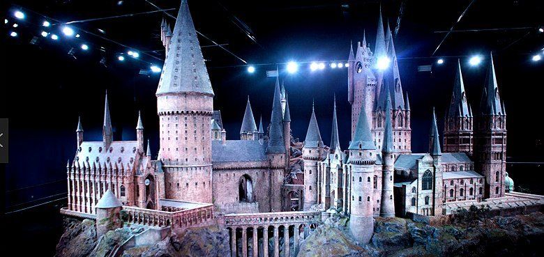 Hogwarts-Modell in den WB Studios in England Hogwarts-Modell in den WB Studios in England