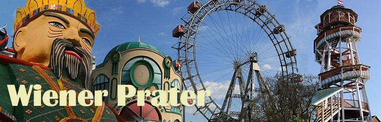 Der Wiener Prater mit dem Wiener Riesenrad kennt man auf der ganzen Welt.