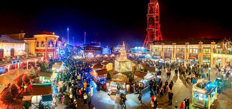 Wintermarkt im Wiener Prater Wintermarkt im Wiener Prater