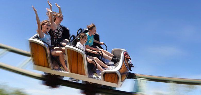 Wild- und Freizeitpark - Klotticoaster die Achterbahn mit viel Airtime Wild- und Freizeitpark - Klotticoaster die Achterbahn mit viel Airtime