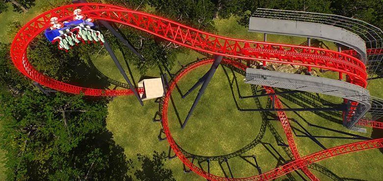 Big Dipper Coaster Dynamite Big Dipper Coaster Dynamite im Freizeitpark Plohn