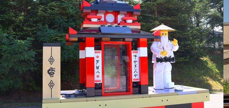 NINJAGO Parade Wagen im LEGOLAND Deutschland. LEGOLAND Deutschland die neuen NINJAGO Parade Wagen .