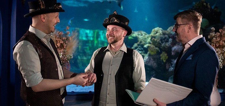 Heiraten in SEA LIFE Timmendorfer Strand. Die Hochzeit in Sea Life Timmendorfer Strand