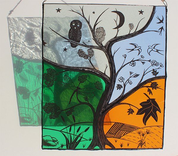 Art'lekin, grisaille, saisons