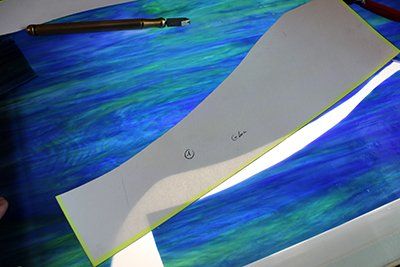 Art'lekin-vitrail traditonnel sur mesure-Coupe