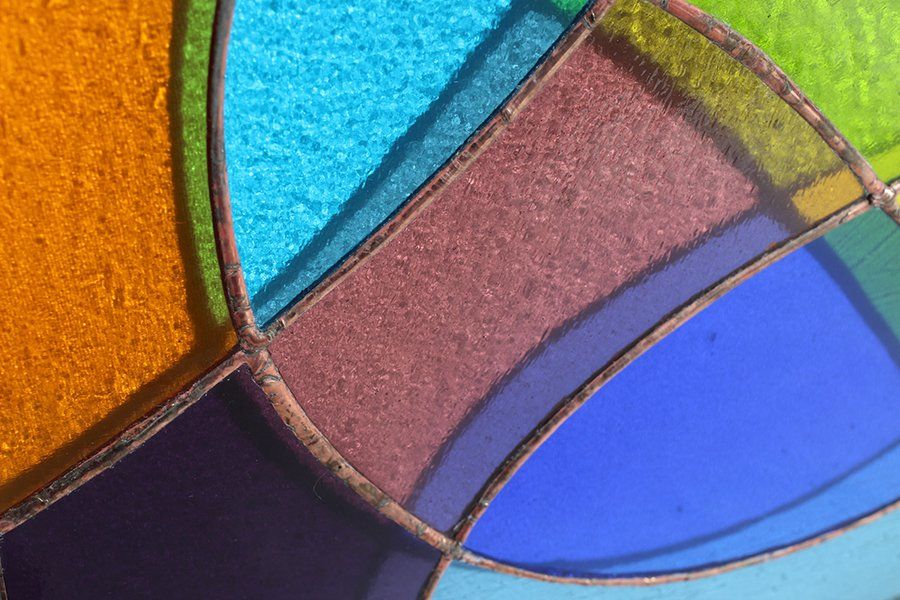 Art'lekin, vitrail Tiffany, Aurore