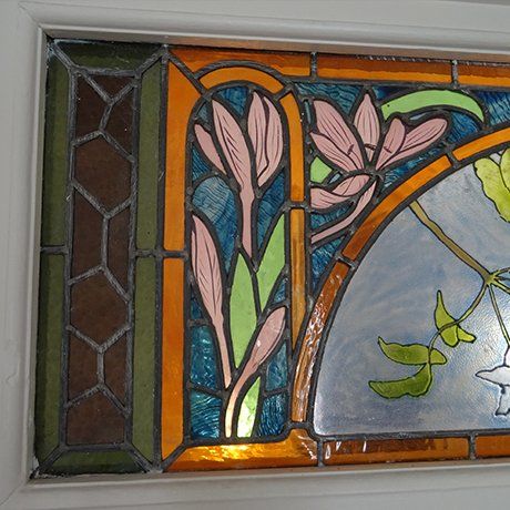 Art'lekin-vitrail traditionnel-imposte-emaux cloisonnés