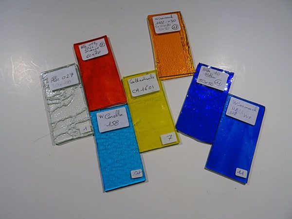 Art'lekin-Vitrail Tiffany-Transition-Choix des verres