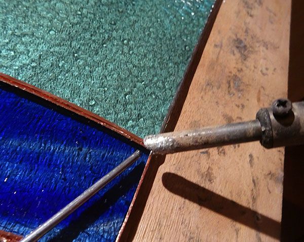 Art'lekin-Vitrail Tiffany-Transition-Brasure