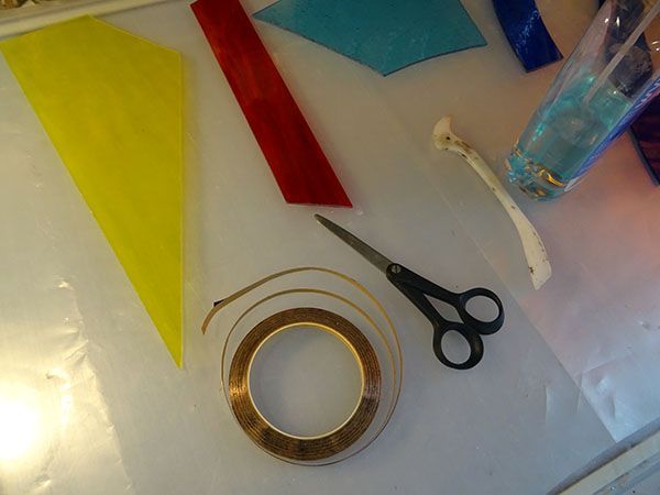 Art'lekin-Vitrail Tiffany-Transition-Cuivre