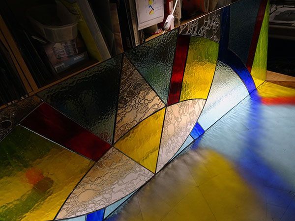 Art'lekin-Vitrail Tiffany-Transition-Reflets