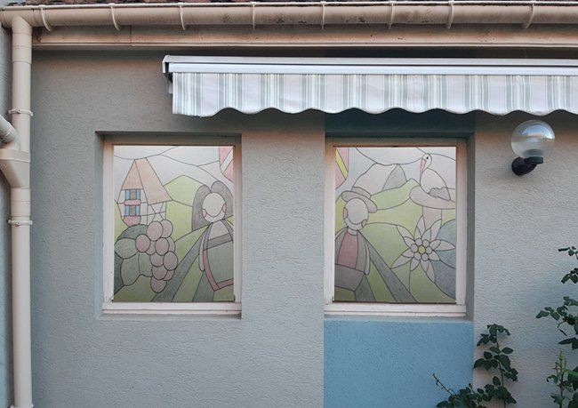 Art'lekin, vitraux sur-mesure, Jeannala & Seppala, simulation informatique Art'lekin, vitraux sur-mesure, Jeannala & Seppala, simulation informatique