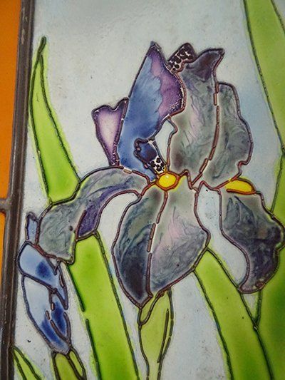 Art'lekin - VVitrail existant - émaux cloisonnés - 01