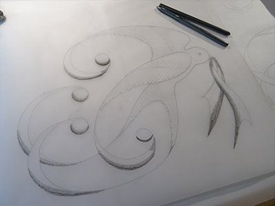 Art'lekin-vitrail traditionnel-imposte-traits et ombres