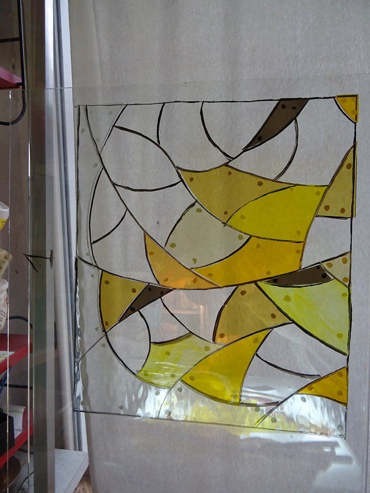 Art'lekin-vitrail-Tiffany-Jaune