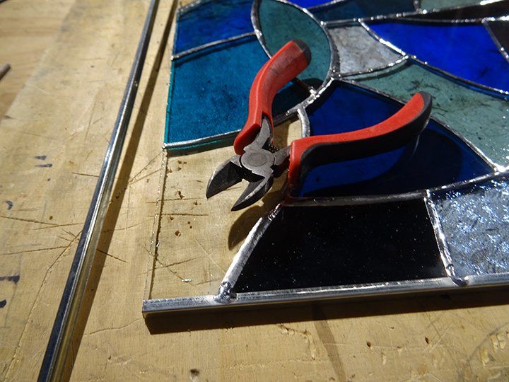 Art'lekin-vitrail-Tiffany-arbre des saisons-cadre