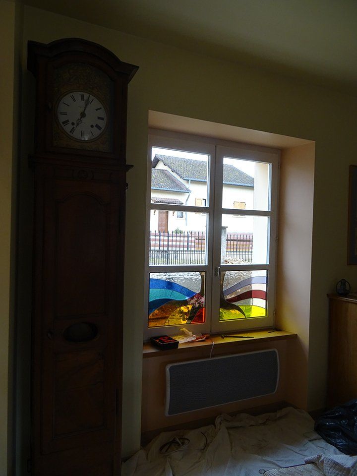 Art'lekin-vitrail-Tiffany-arbre des saisons-pose 2/6