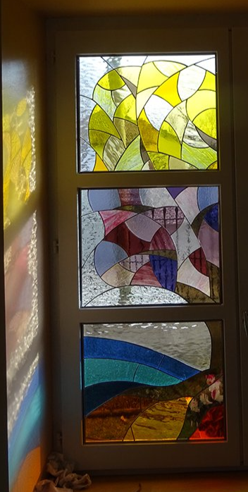 Art'lekin-vitrail-Tiffany-Arbre des saisons