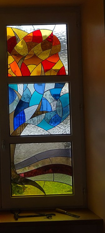 Art'lekin-vitrail-Tiffany-Arbre des saisons