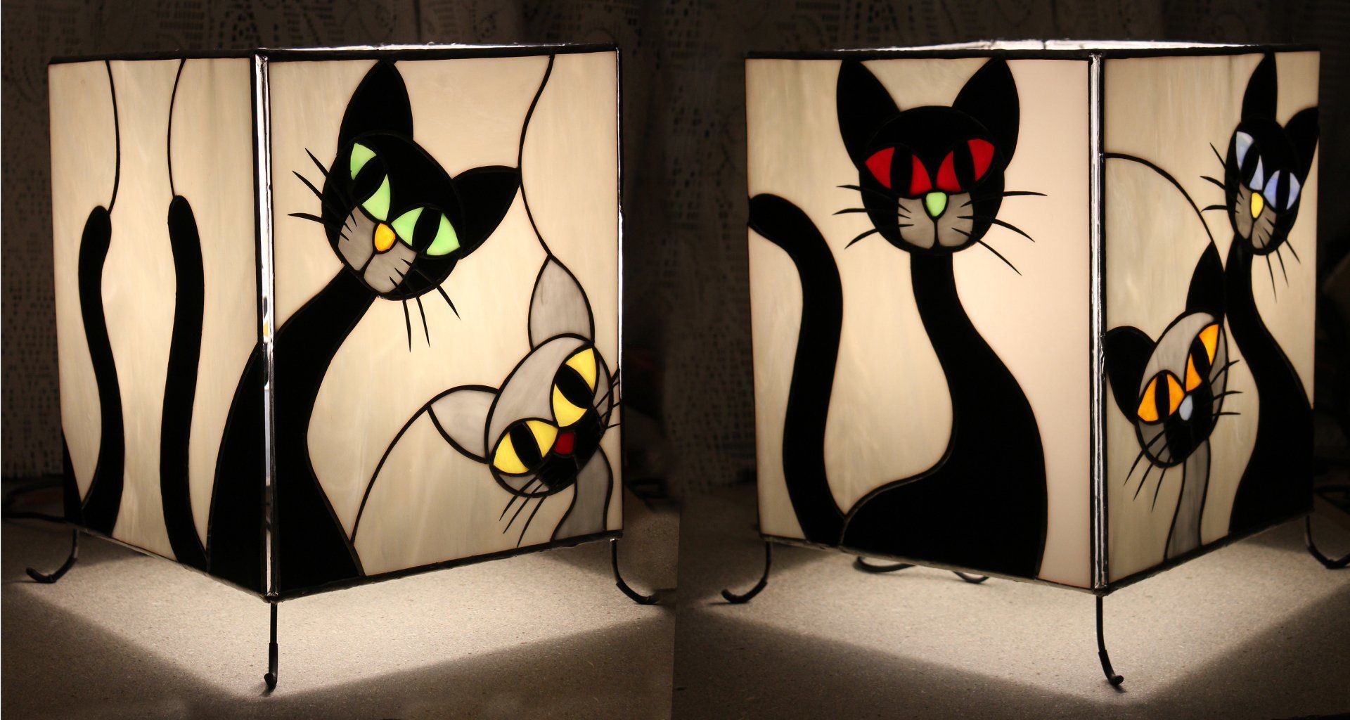 Art'lekin-vitrail traditonnel sur mesure-Brasure