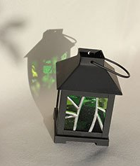 Art'lekin, Photophore en verre,