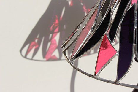Art'lekin, luminaire en verre,